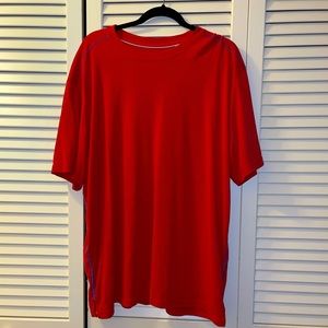 👨‍💼Tommy Bahama Men's Ribbed Red Tee Shirt